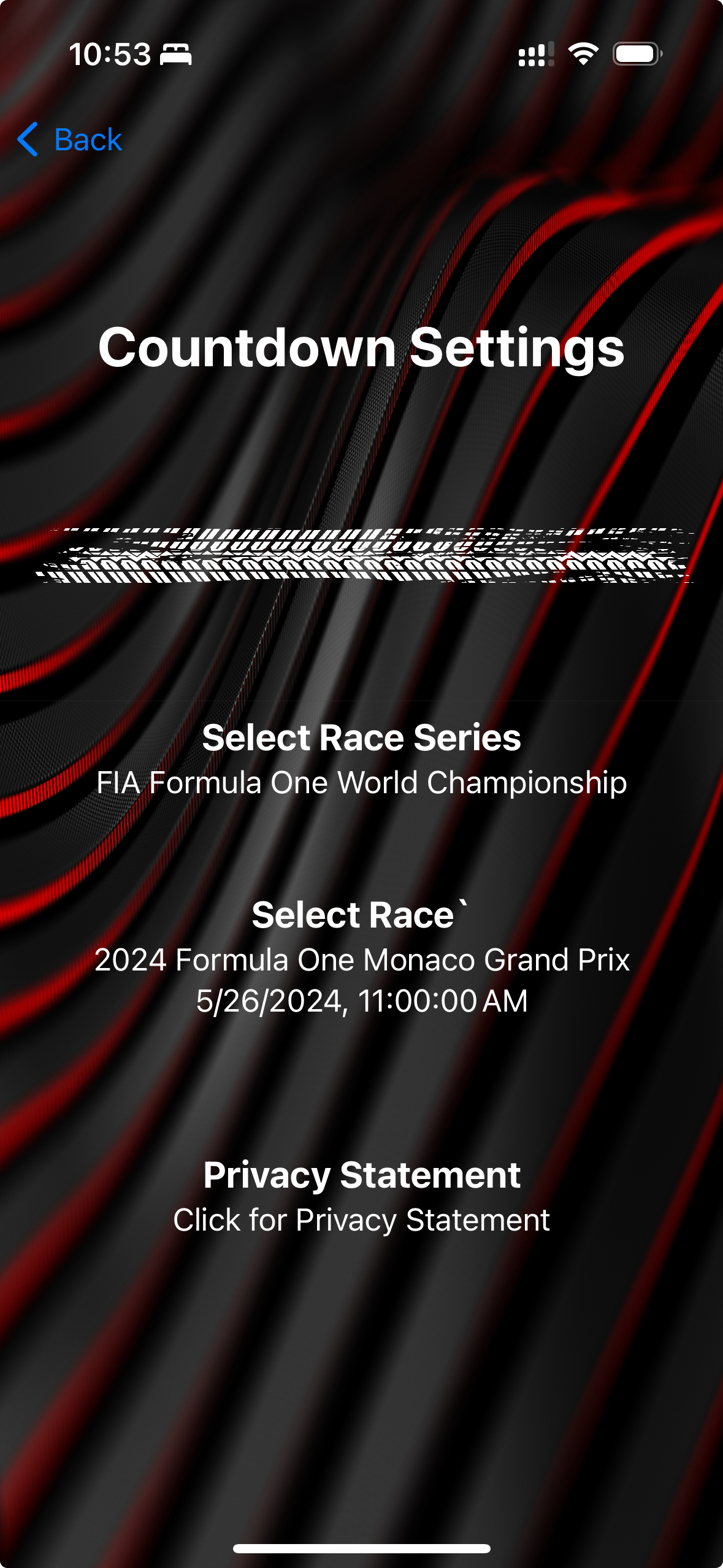 Quick and easy setup interface